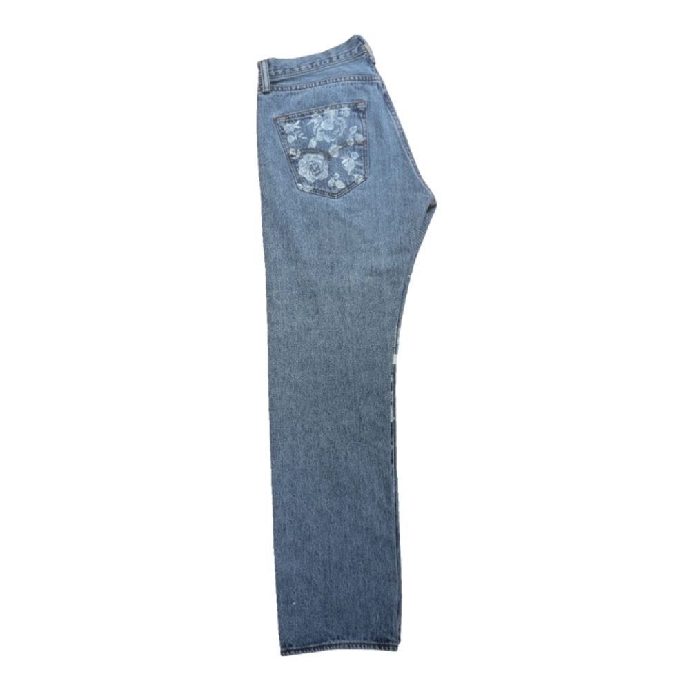 Levi's Blue Floral Jeans - Picture 5 of 16